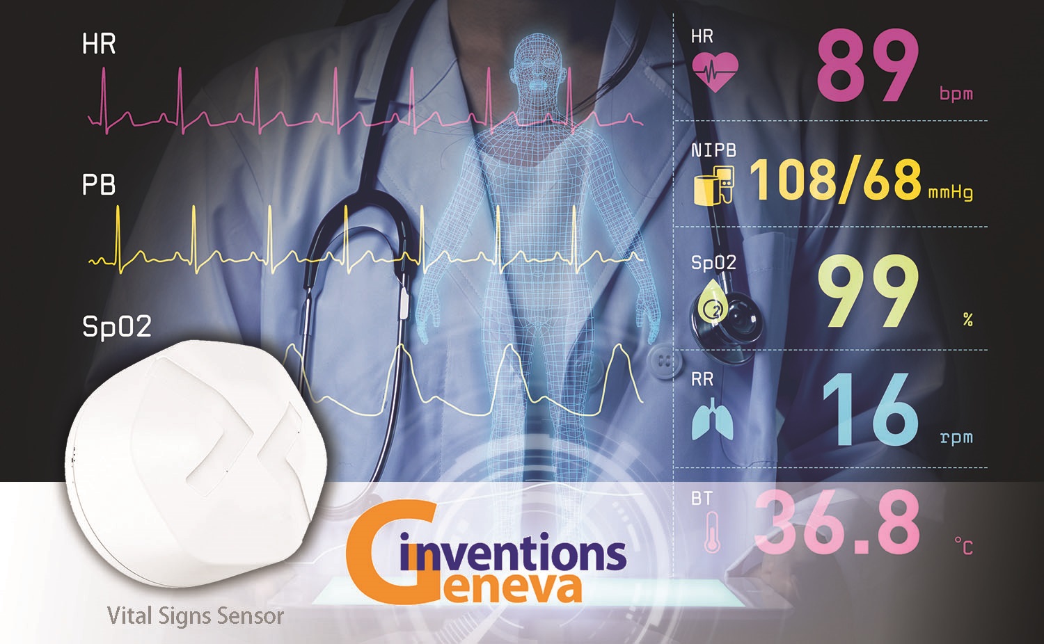 Geneva award for Vital Signs Sensor | Guardforce